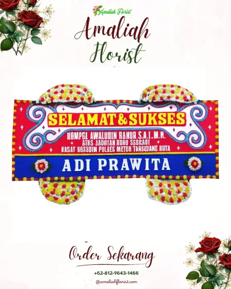 Papan Bunga Ucapan Selamat Pucanglaban