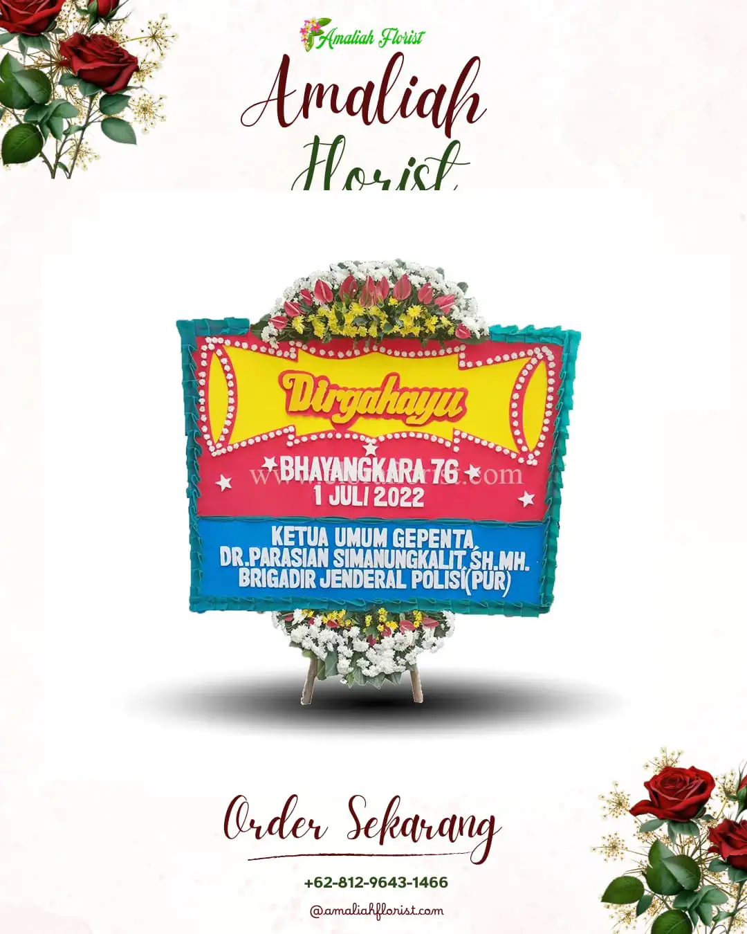 Papan Bunga HUT Ulang Tahun Pucanglaban